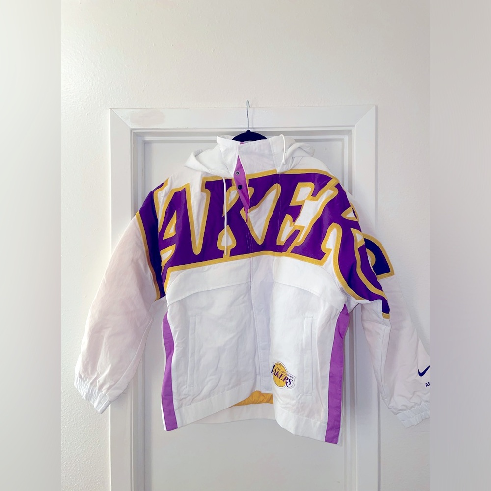 NWT $350.00 Nike Womens Ambush LA Lakers Hooded Jacket White Size MEDIUM - Picture 1 of 6